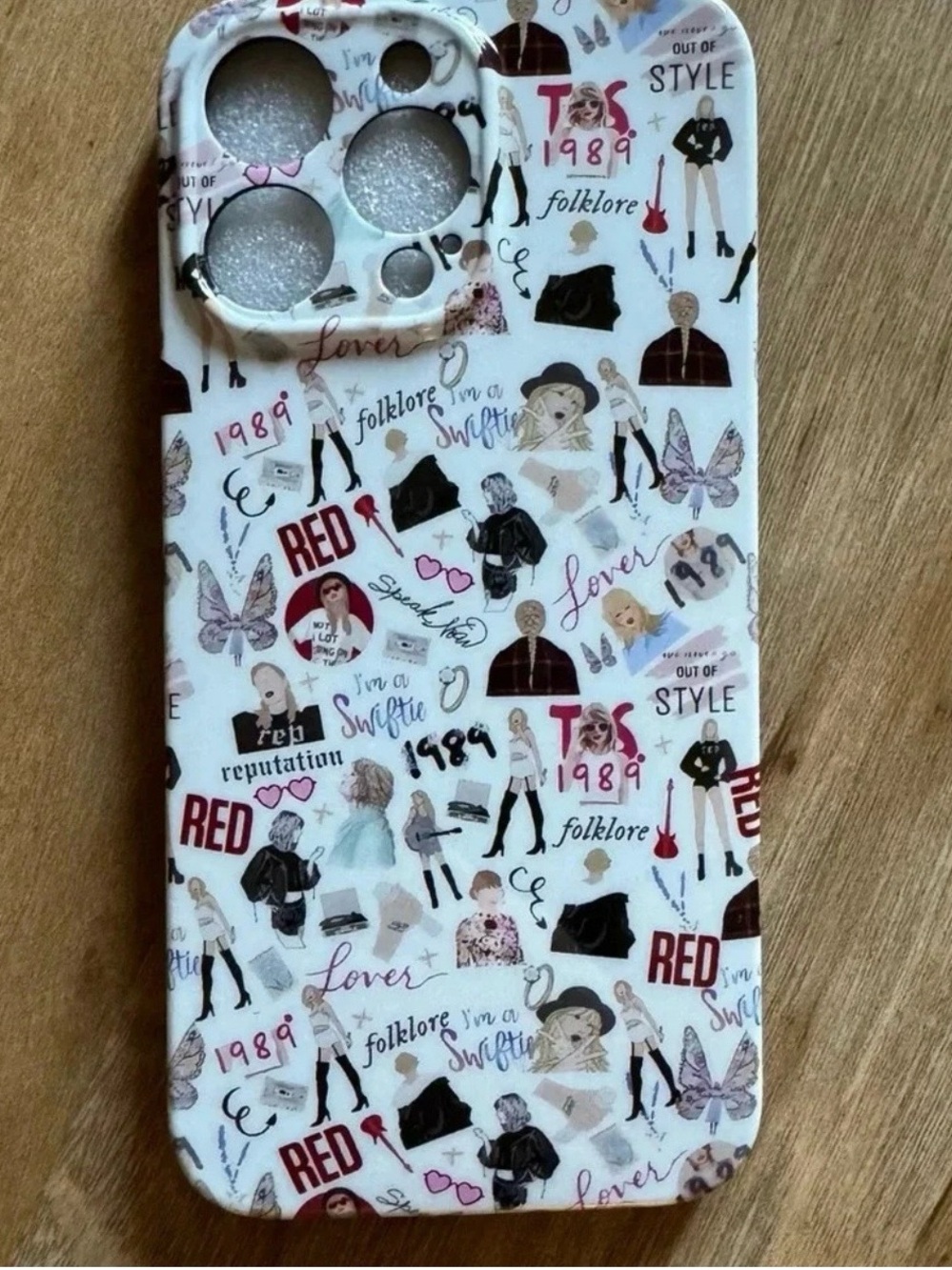 TAYLOR SWIFT IPHONE 15 PRO MAX CASE SWIFTIE ERAS 1989 LOVER POETS RED SHOWGIRL